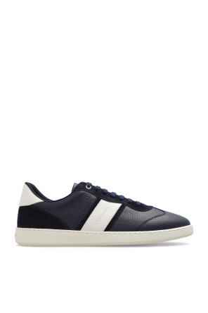 【送料&関税込】Ferragamo cassina Blue Leather Sneakers Ferragamo Men's Cassina Gancio Low-Top Sneakers | Neiman Marcus